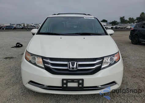 2015 Honda Odyssey Exl из США, поврежденный, VIN 5FNRL5H61FB113180